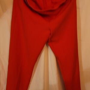 Soho Apparel Red Straight Leg Pants